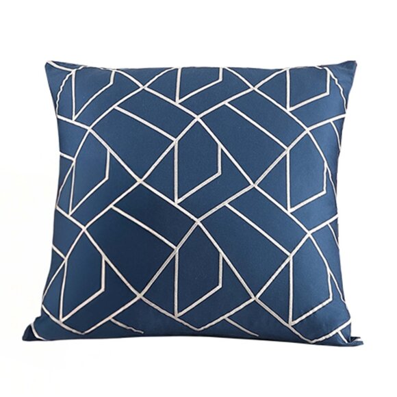Bebejan Zinnia Square Decorative Throw Pillow 18" x 18" - Picture 1 of 1